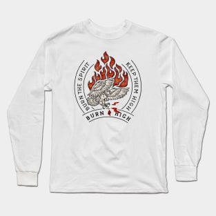 Burn and high (white) Long Sleeve T-Shirt